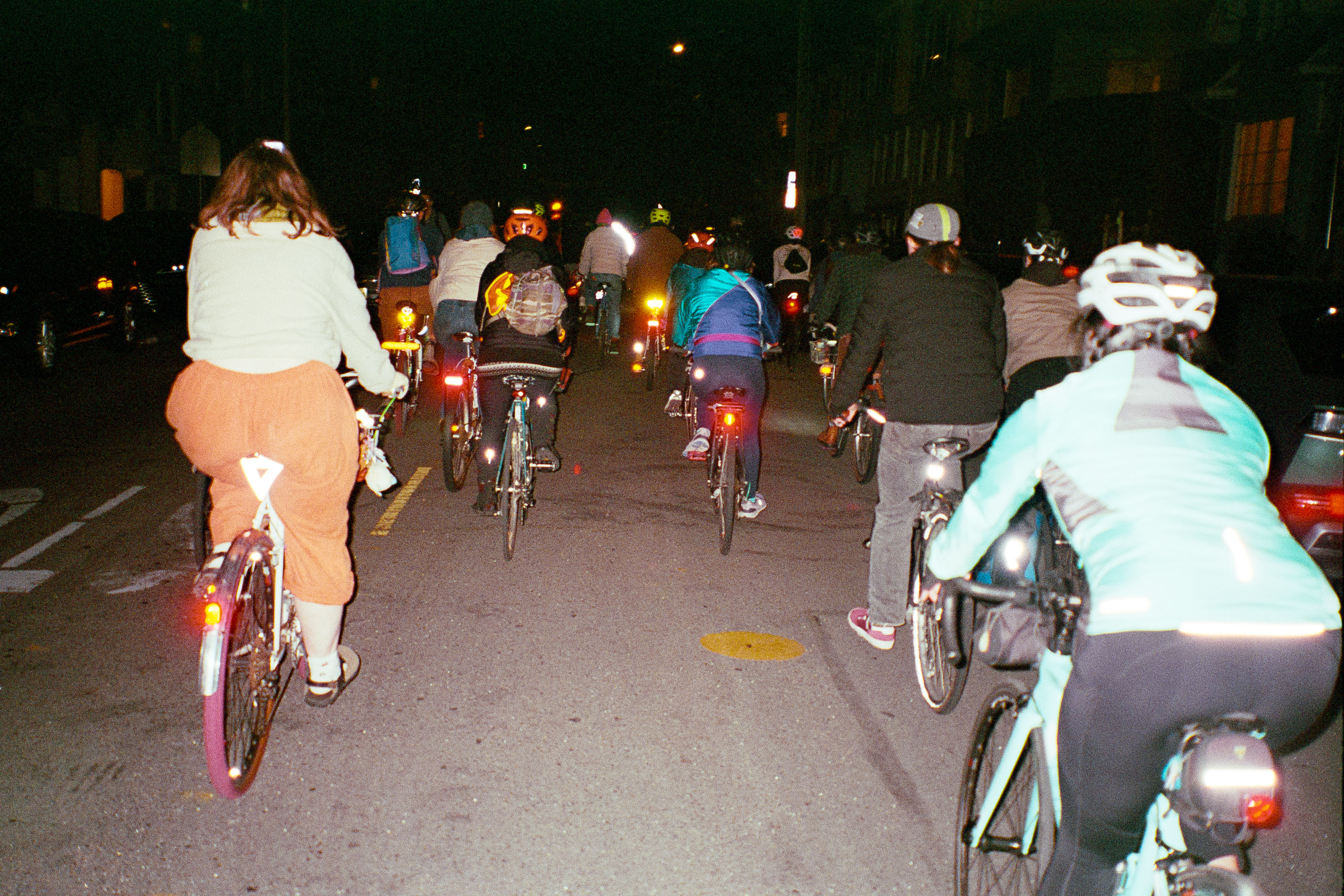 Community member with dog on cargo bike